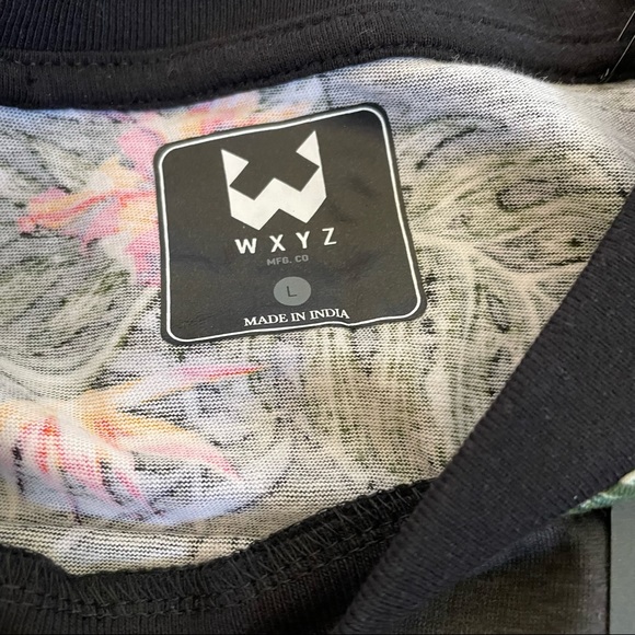 NWT W X Y Z short sleeve flower shirt - Picture 2 of 5